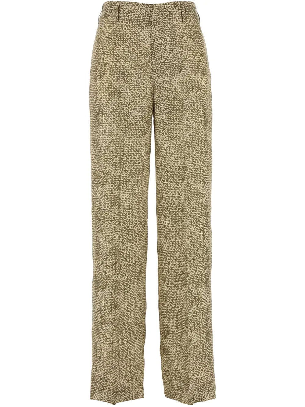 Printed Satin Trousers