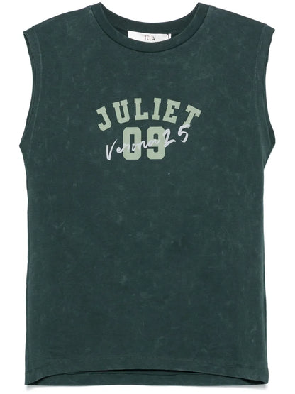 Graphic-Print Tank Top