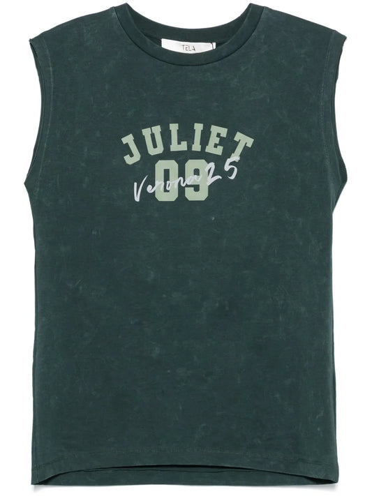 Graphic-Print Tank Top