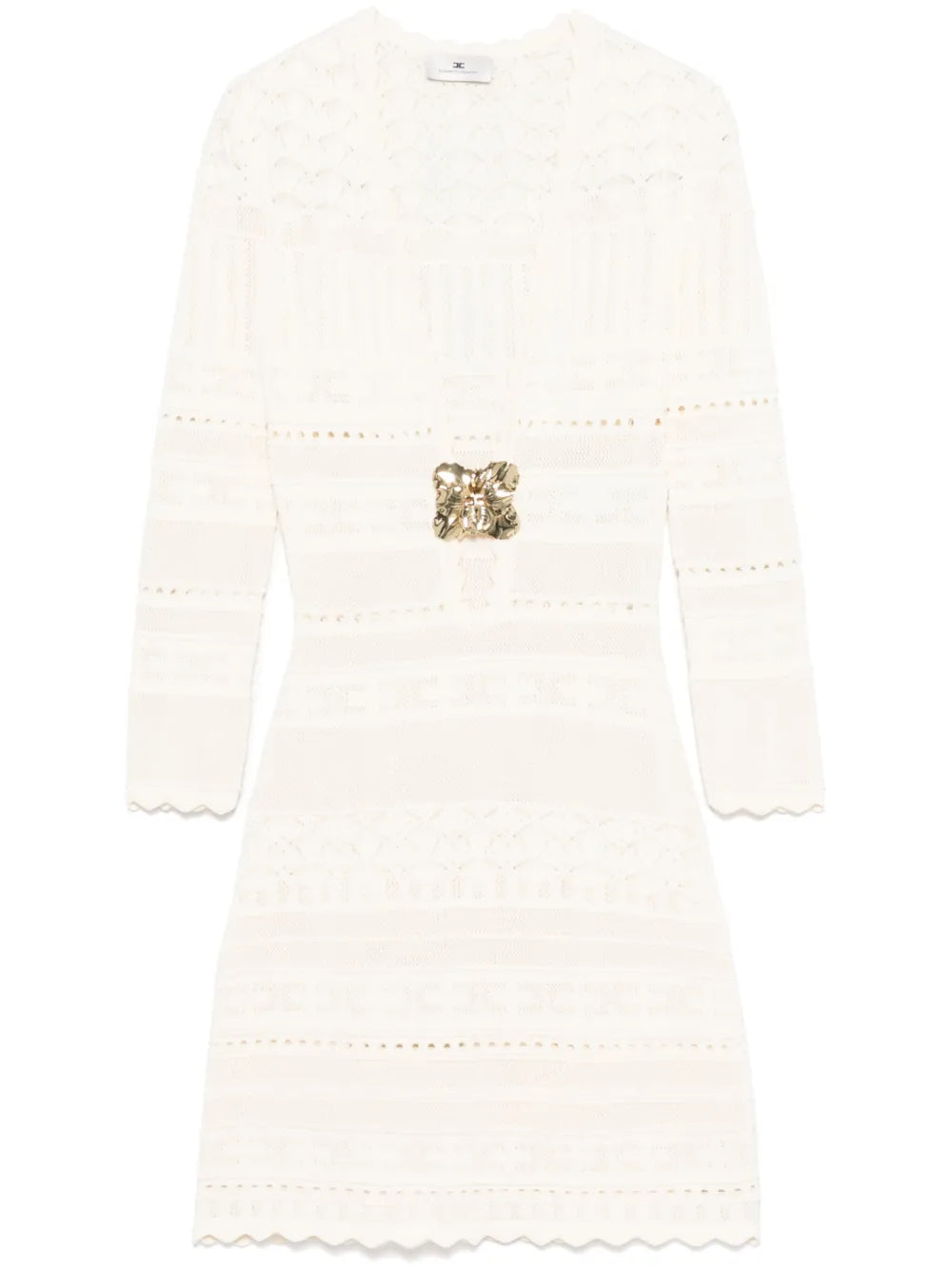 Open-Work Mini Dress