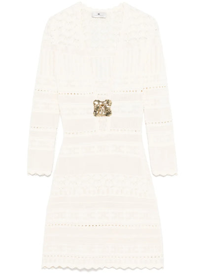Open-Work Mini Dress