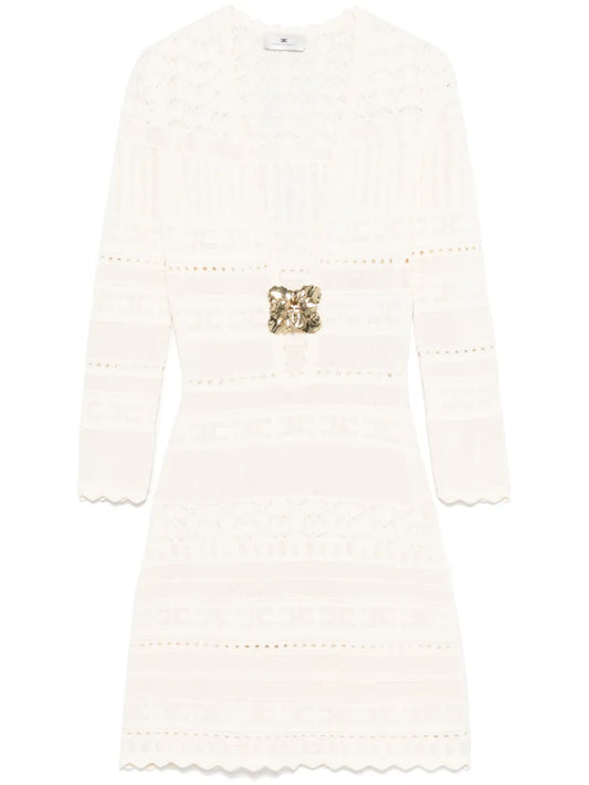 Open-Work Mini Dress