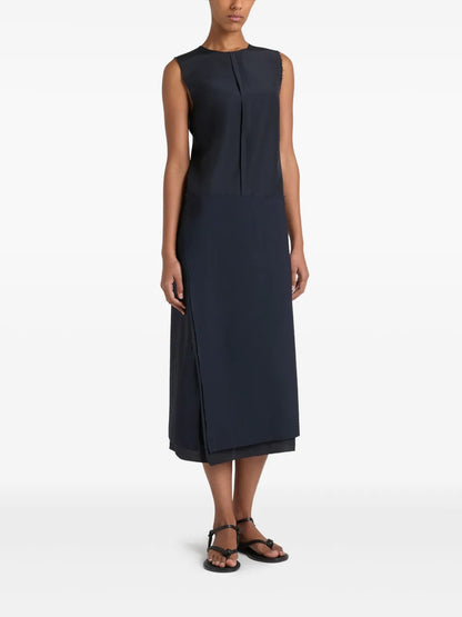 Wool Slit Dress