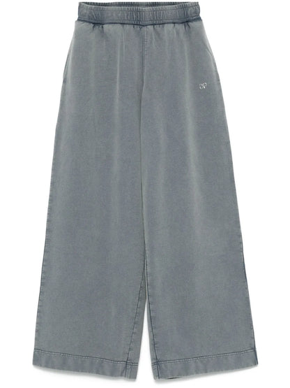 Wide-Leg Track Pants