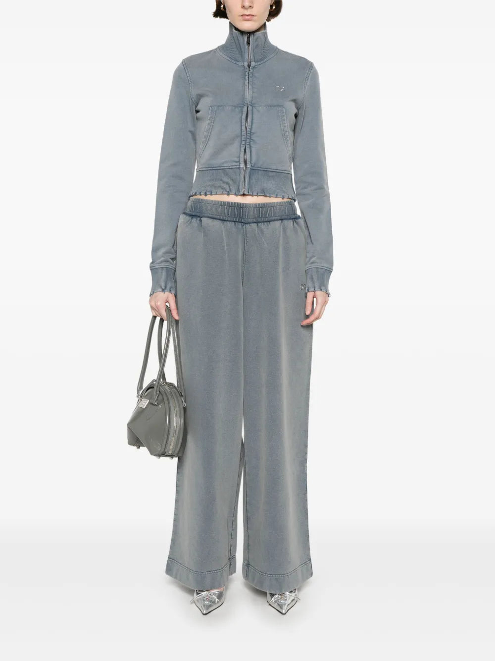 Wide-Leg Track Pants