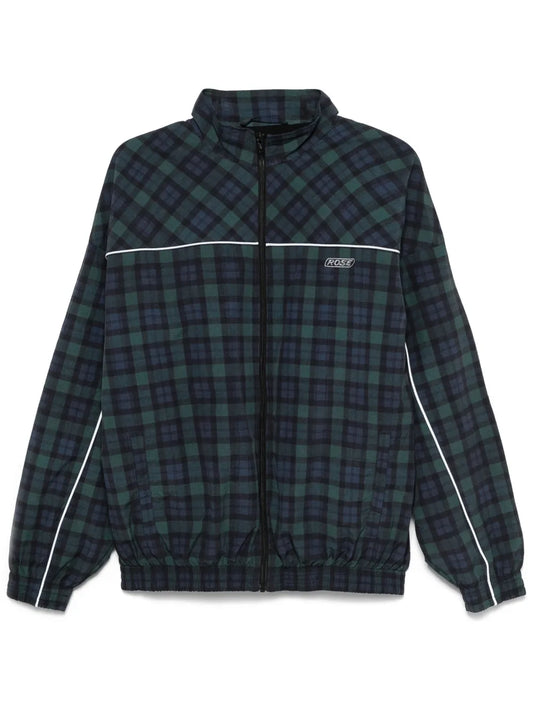 Tartan-Check Track Jacket
