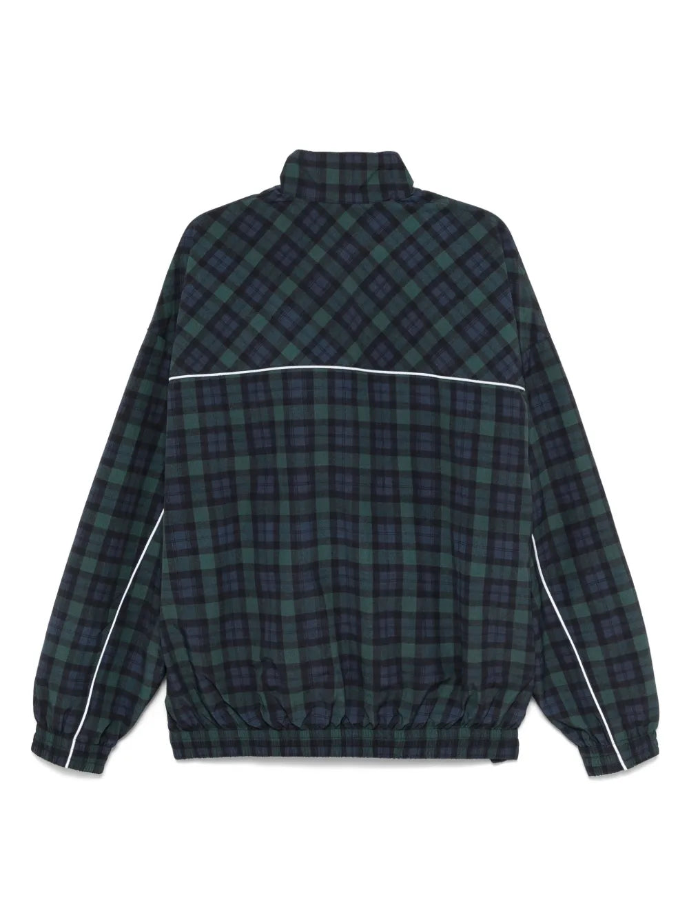 Tartan-Check Track Jacket