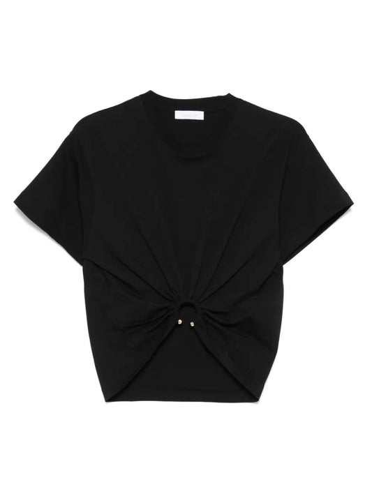 Piercing-Detailed T-Shirt