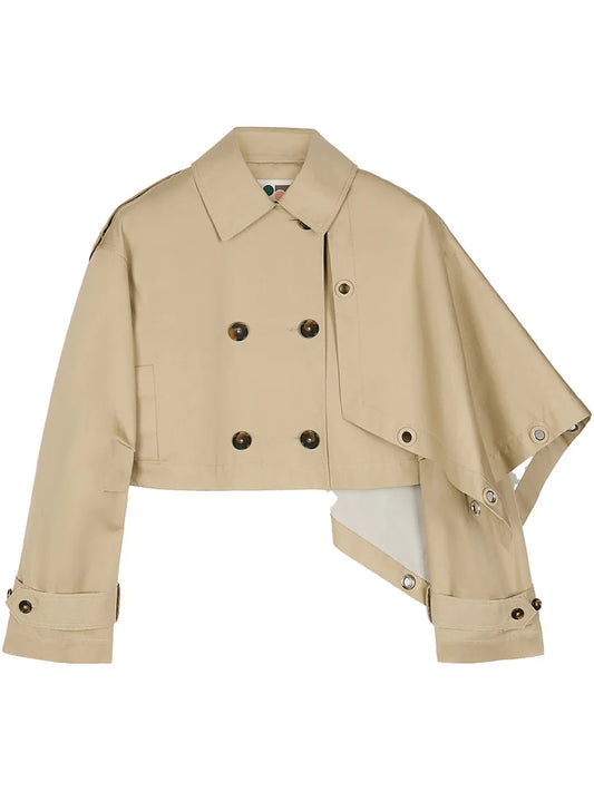 Asymmetric Trench Jacket