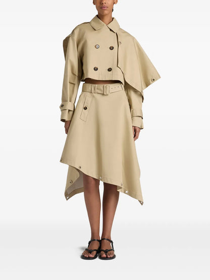 Asymmetric Trench Jacket
