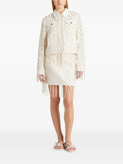 Weaving-Inspired Skirt