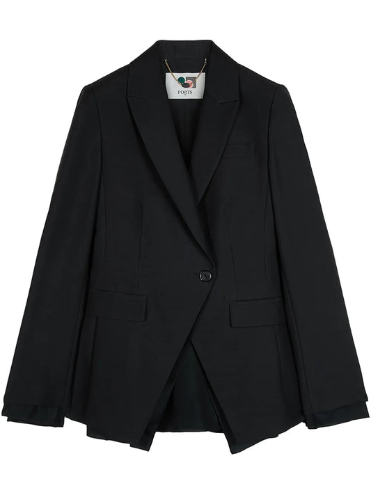 Off-Centre Fastening Blazer