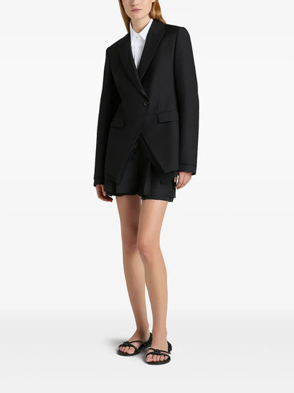 Off-Centre Fastening Blazer