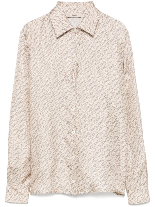 Carabiner-Print Shirt