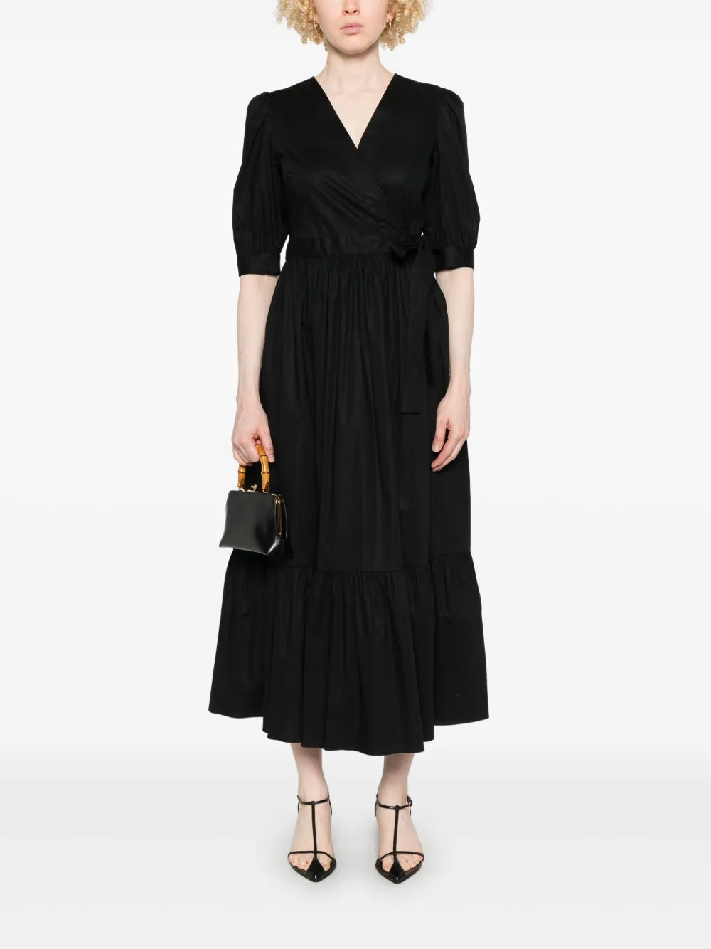 Wrap Midi Dress