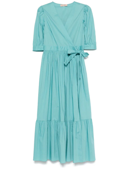 Wrap Midi Dress