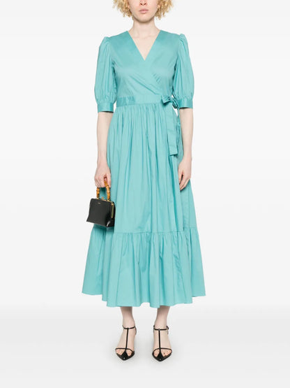 Wrap Midi Dress