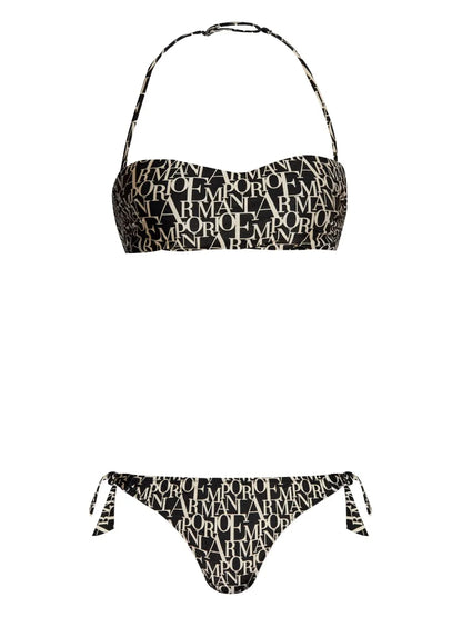 Logo-Print Bikini