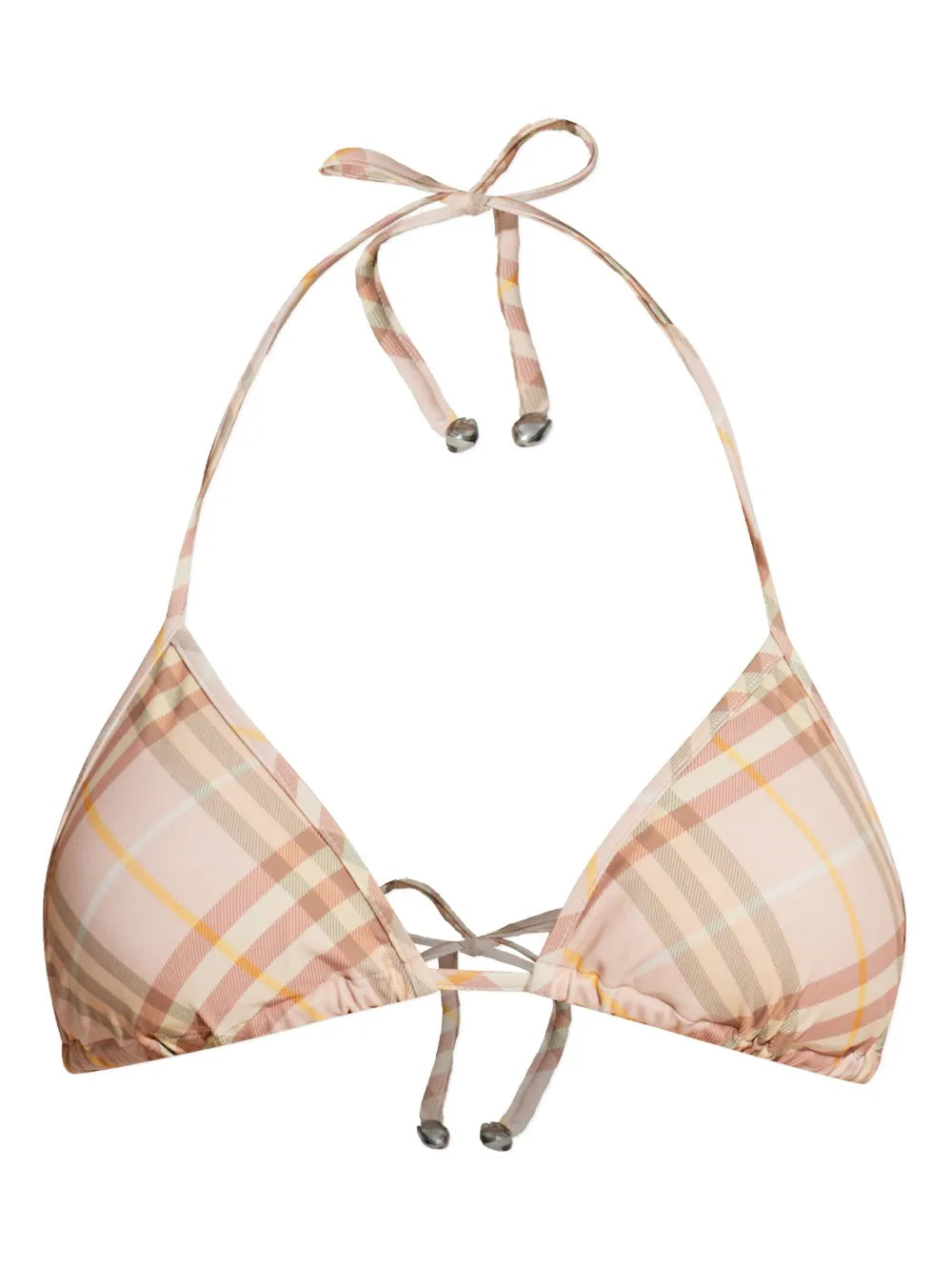 Check Pattern Bikini Top