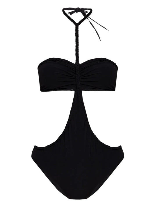 Cut-Out Bandeau Swimsuit
