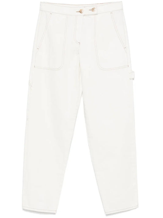 Logo-Embossed Trousers