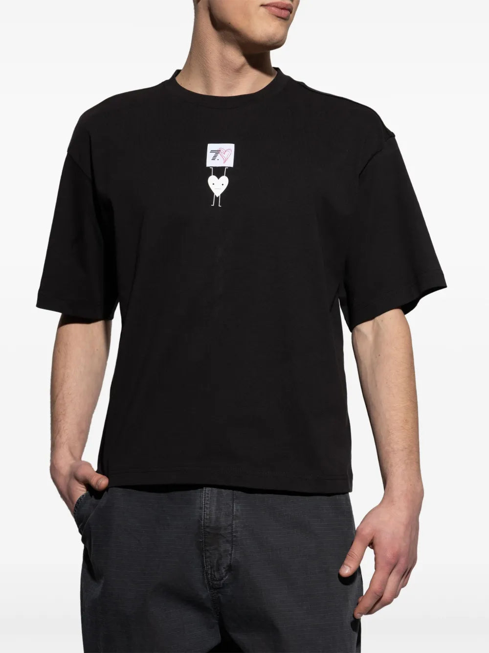 Graphic-Print Oversized T-Shirt