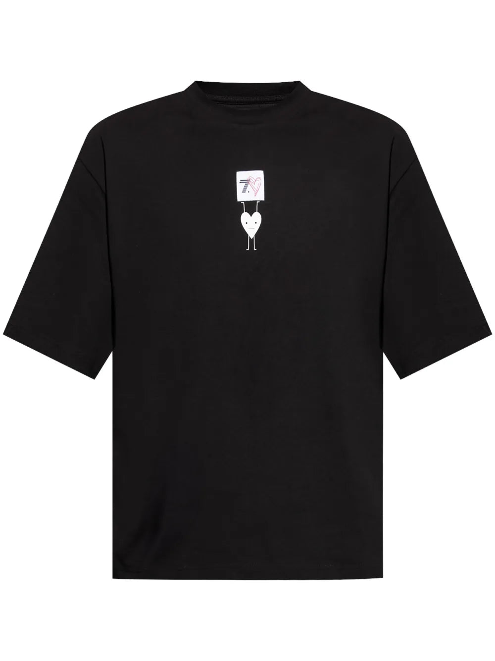 Graphic-Print Oversized T-Shirt