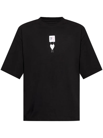 Graphic-Print Oversized T-Shirt