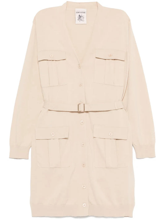 Fine-Knit Cardi-Coat