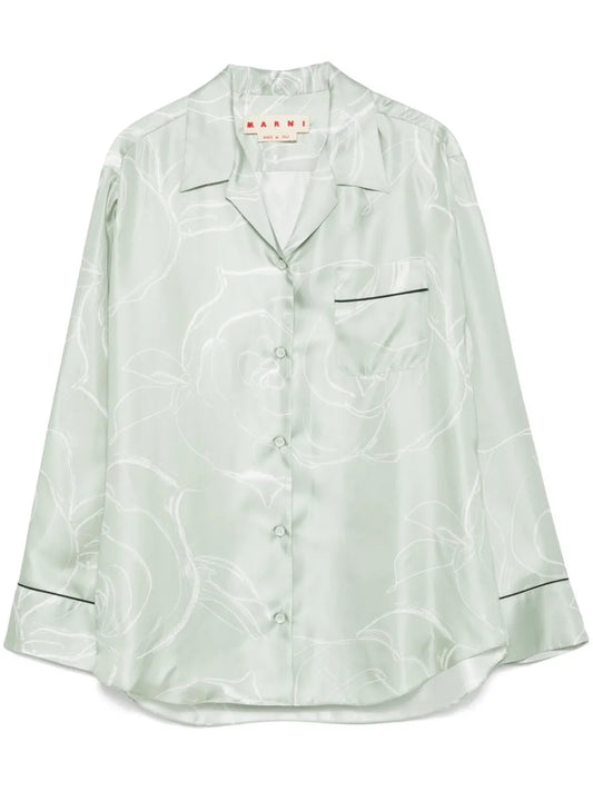 Printed Silk Shirt