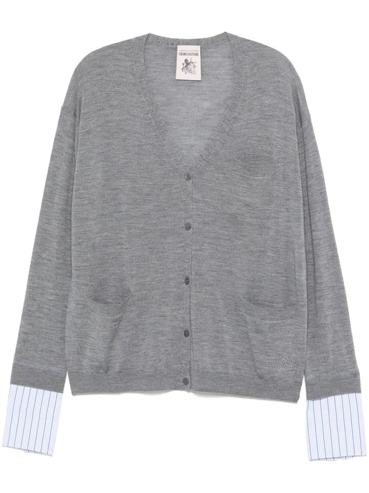 Fine-Knit Cardigan