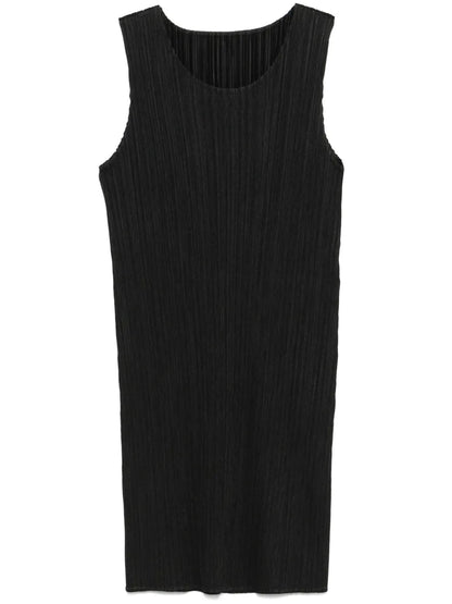 Plissé Mini Dress
