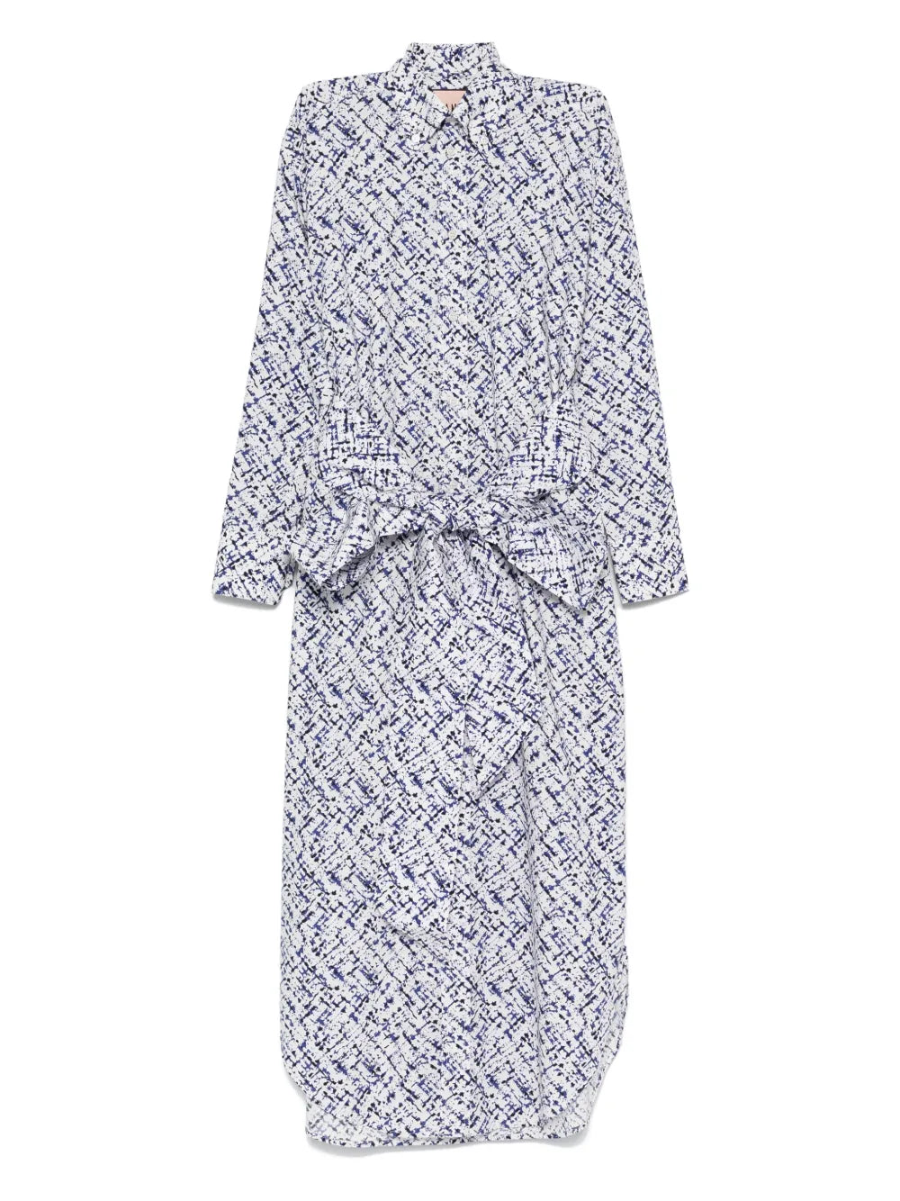 Printed Poplin Maxi Dress
