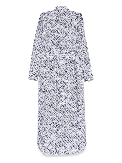 Printed Poplin Maxi Dress