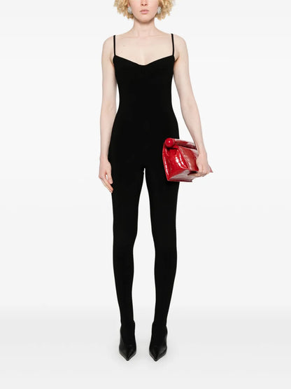Sweetheart-Neck Jumpsuit