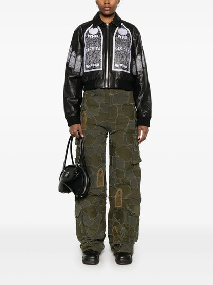 Multi-Patch Bomber Jacket