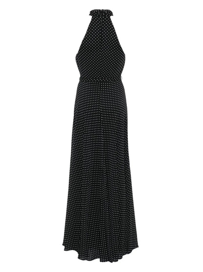 Polka-Dot Maxi Dress