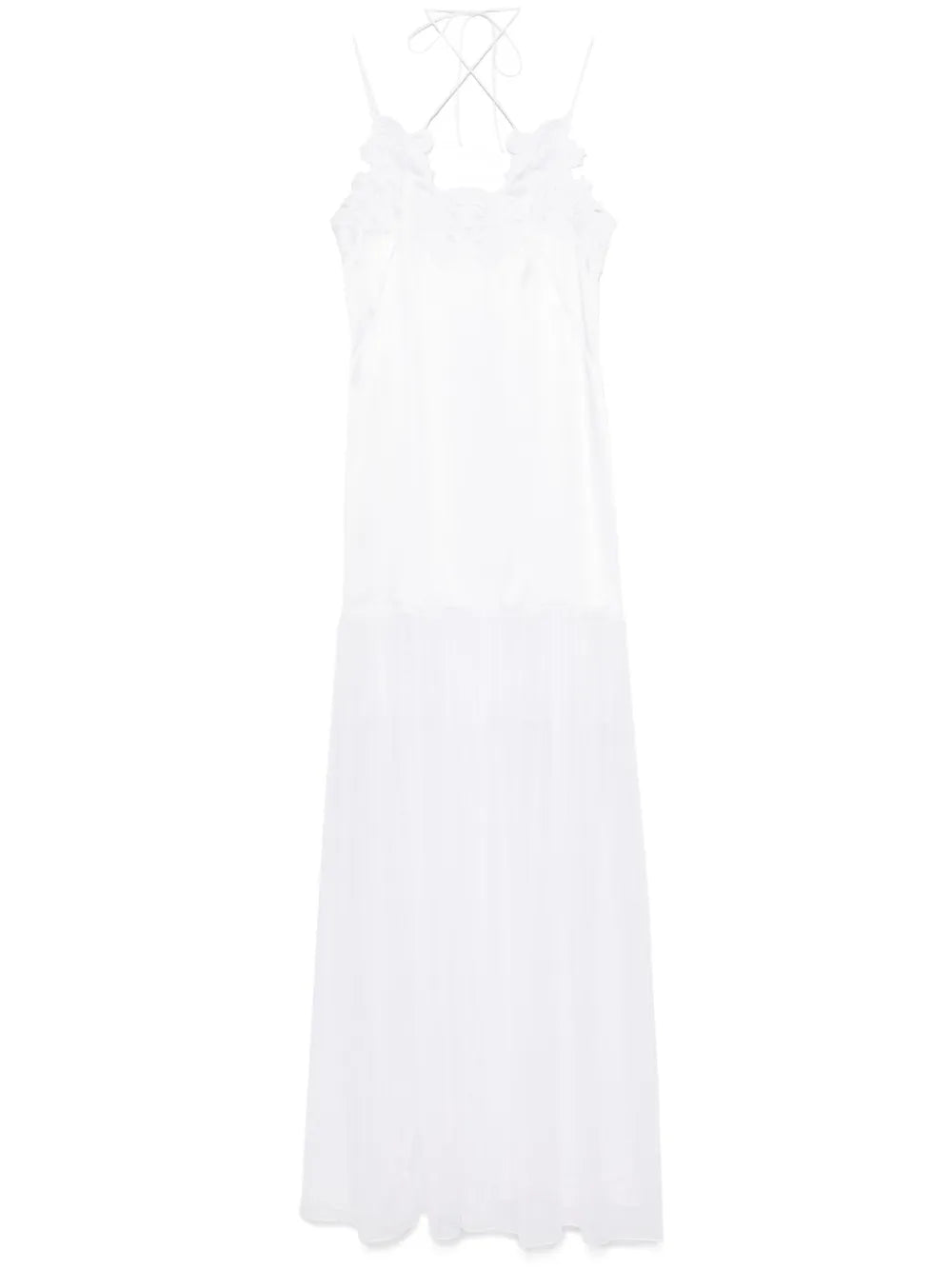 Lace-Trimmed Gown