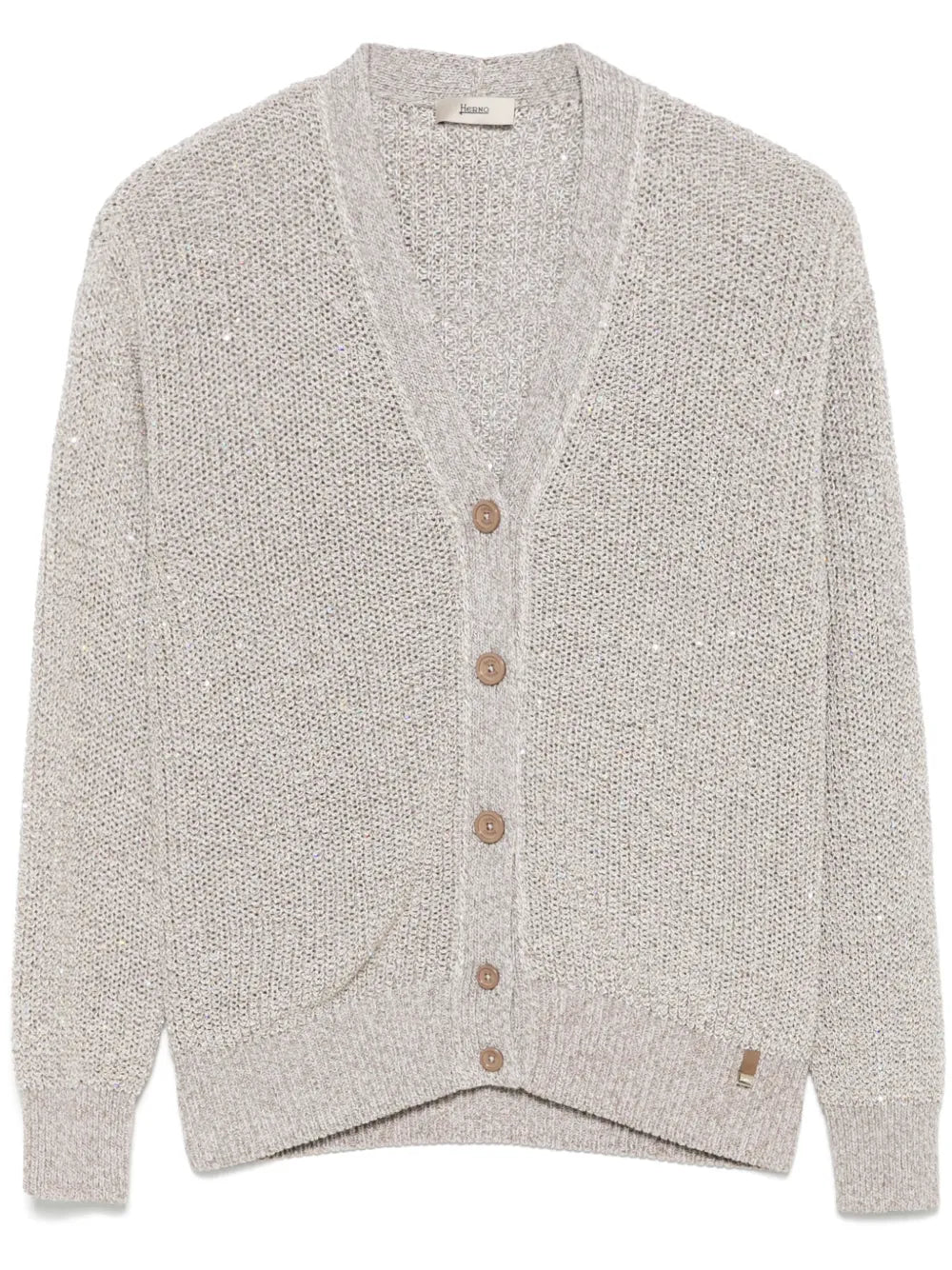Sequin-Embellished Cardigan