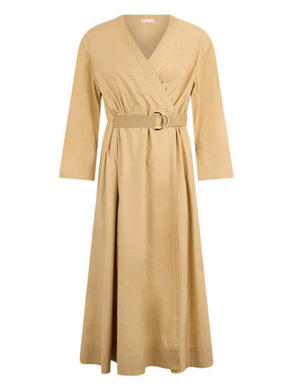 Belted Cotton Dress