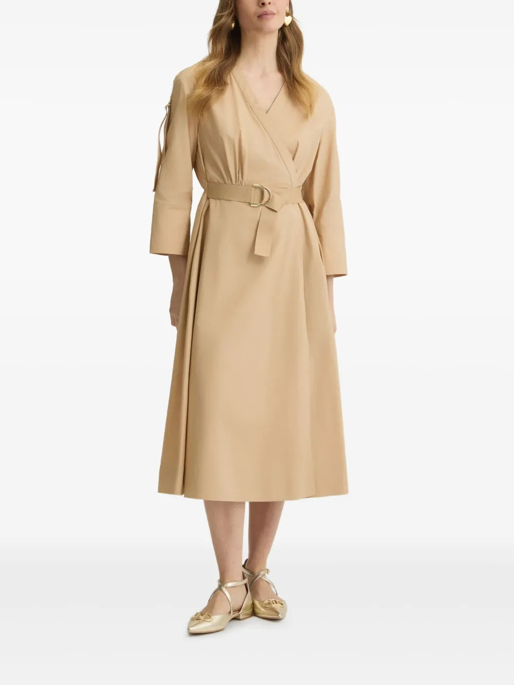 Belted Cotton Dress
