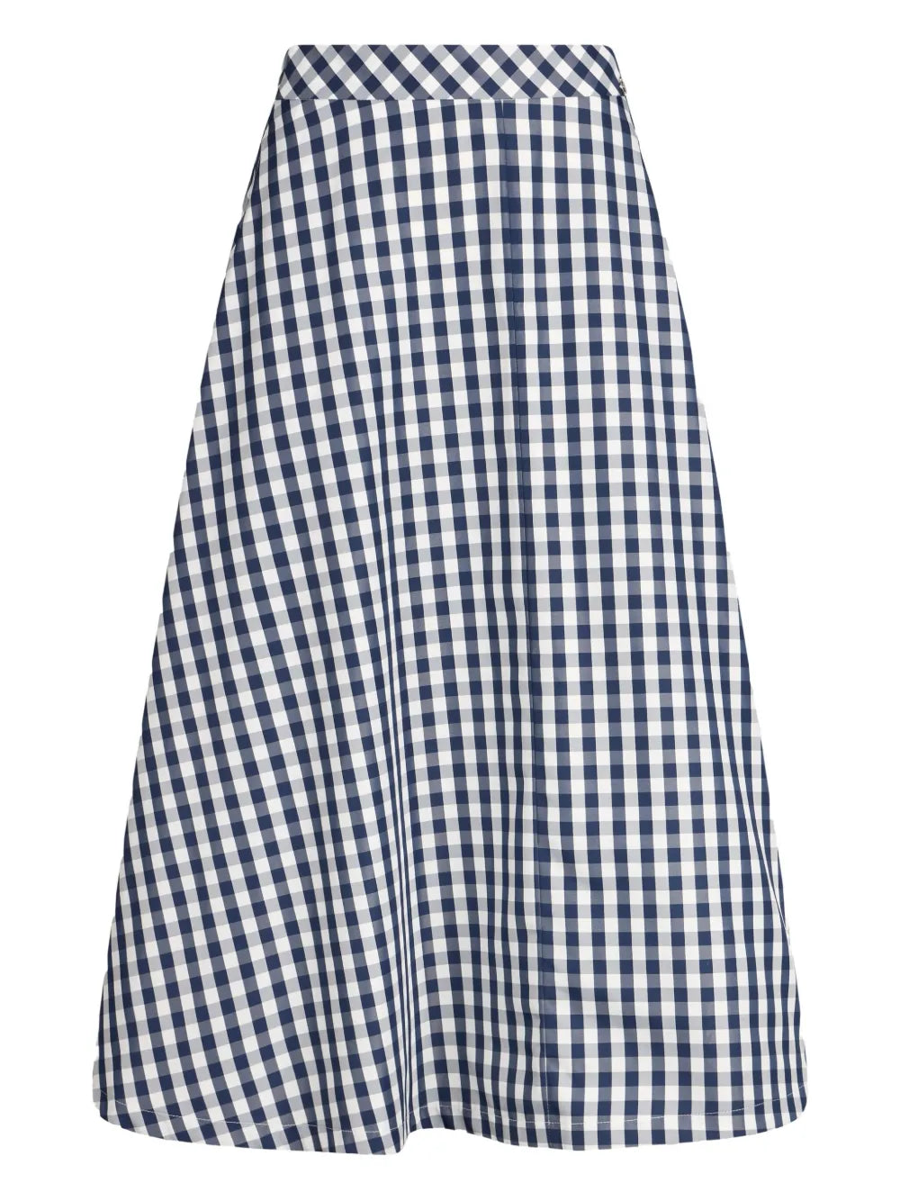 Checked Midi Skirt