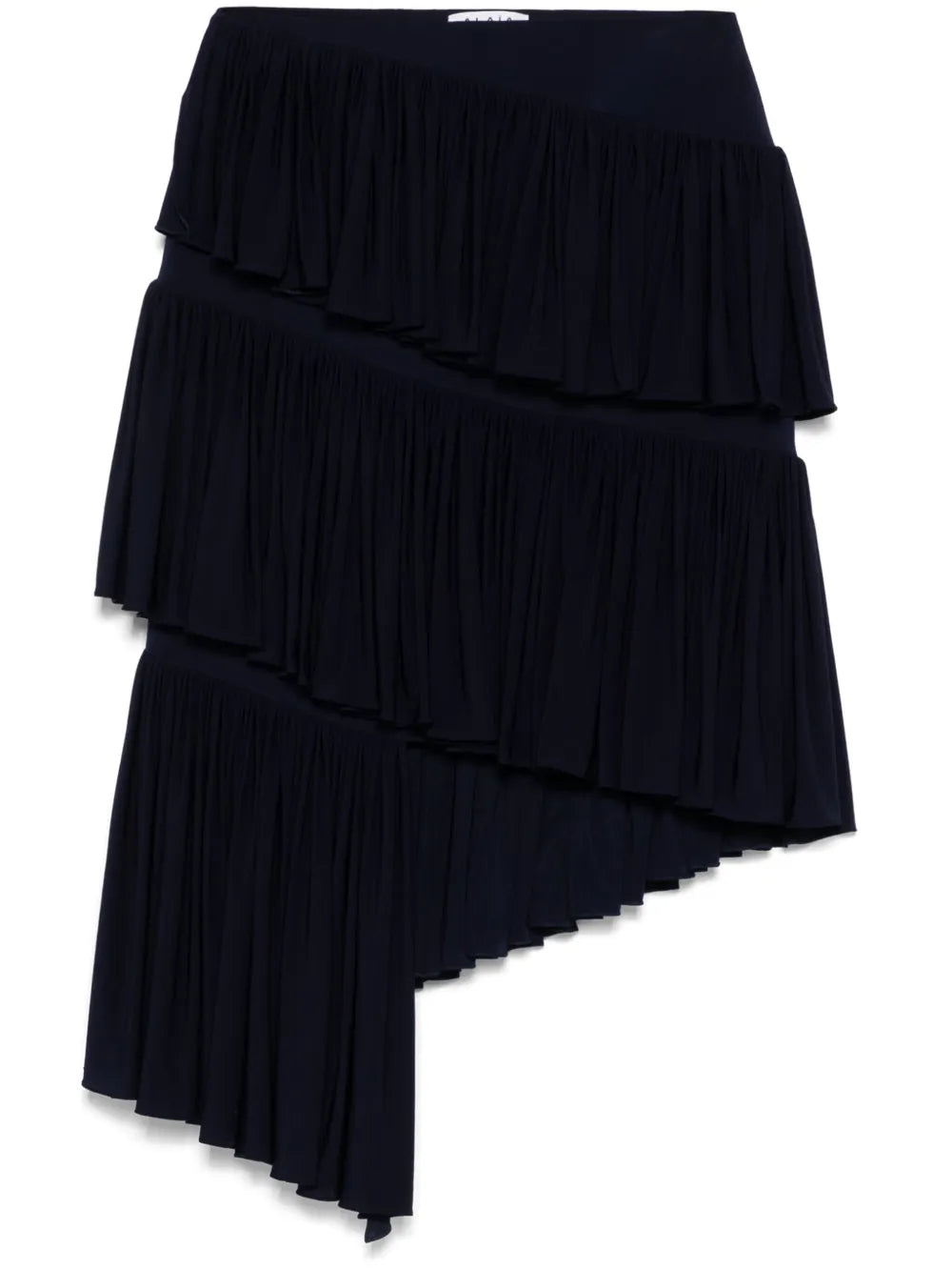 Spiral Jersey Mini Skirt