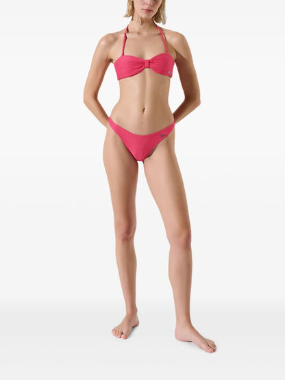 Ribbed Bandeau Bikini Top