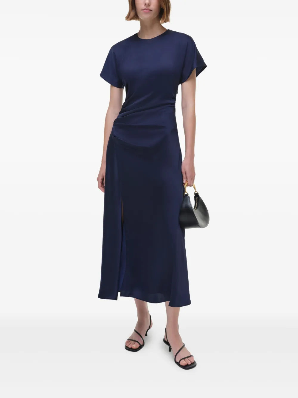 Draped Midi Dress