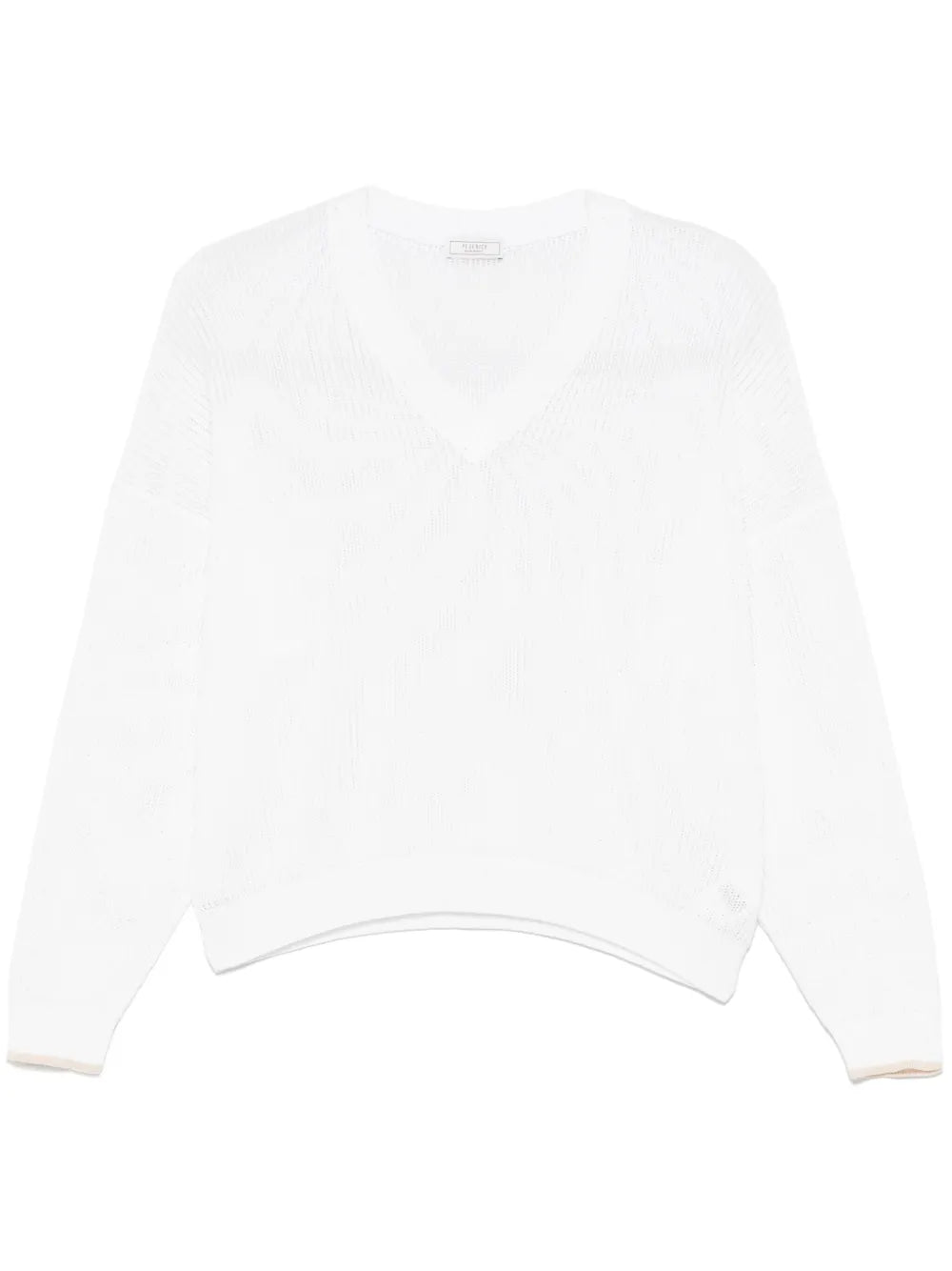 Sequin-Detail Cotton Top