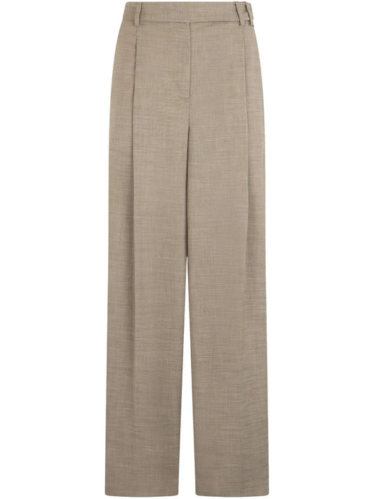 High-Waisted Tailored Trousers