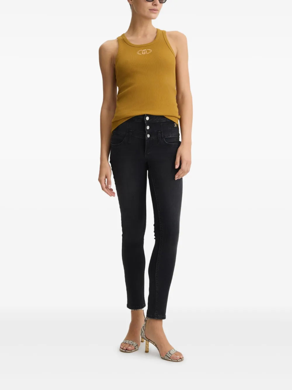 High-Waisted Skinny Jeans