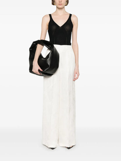 Jacquard Palazzo Pants