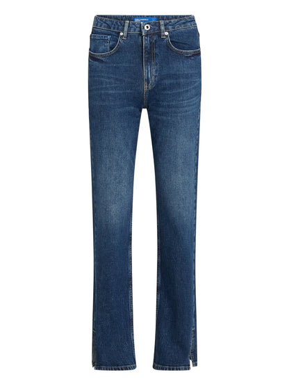 High-Rise Straight Jeans